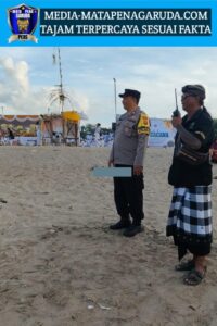 Pengamanan Banyupinaruh Bagi Umat Hindu Di wilayah Denpasar Selatan Berjalan Aman Tertib Dan Lancar