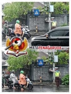 Satgas Preventif Ops Keselamatan Agung 2026 Laksanakan Pengaturan Lalu Lintas di Simpang Buagan