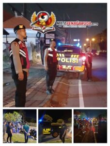 Polsek Denpasar Selatan Laksanakan Blue Light Patrol, Situasi Kamtibmas Kondusif