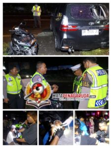 Dua Pemudi Pengendara Roda Dua Terlibat Kecelakaan Dengan Ojol Roda Empat