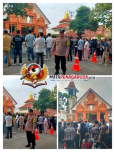 Polsek Kuta Selatan Amankan Missa Rabu Abu di Puja Mandala, Ibadah Berlangsung Kondusif