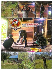 Wujud Kepedulian TNI, Satgas Yonif 521/DY Bantu Renovasi Rumah Warga di Distrik Eragayam