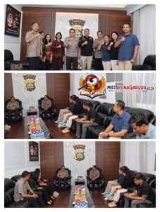 Perkuat Sinergitas, KPU Kota Denpasar dan Bawaslu Kota Denpasar Audensi dengan Kapolresta Denpasar