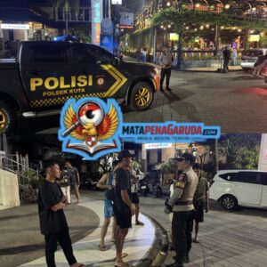 Patroli Blue Light Patrol Polsek Kuta, Polisi Antisipasi Balap Liar dan Kejahatan Jalanan