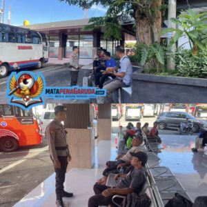 Ops Ketupat Agung 2026, Personel Posyan Terminal Ubung Gencarkan Patroli Dialogis untuk Amankan Arus Mudik