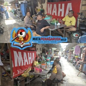 Bhabinkamtibmas Sumerta Kauh Sambangi Warga Solo yang Tidak Mudik, Sampaikan Himbauan Kamtibmas