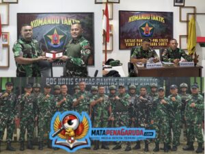 Tim Garbinter Pusterad Tinjau Satgas Yonif 643/WNS