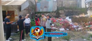 Bhabinkamtibmas Benoa Hadiri Pencanangan Aksi Percepatan Pengelolaan Sampah Berbasis Sumber