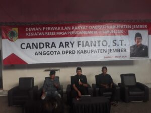 Anggota Dewan Perwakilan Rakyat Daerah (DPRD) Kabupaten Jember, Candra Ary Fianto, S.T., dari Fraksi PDI Perjuangan Bahas Tantangan Geopolitik Dunia Dan Pengawasan MBG