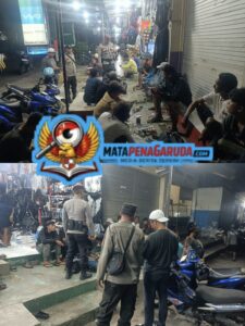 Patroli dan Sambang Polsek Kawasan Pelabuhan Benoa Imbau ABK Jaga Kamtibmas di Dermaga