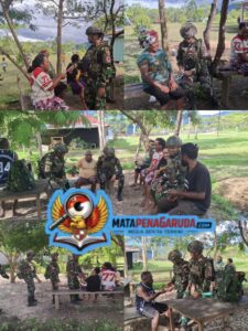 Pererat Kemanunggalan TNI-Rakyat, Satgas Yonif 521/DY Berikan Pelayanan Gratis di Distrik Kobakma