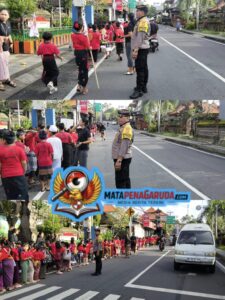 Polsek Kuta Selatan Amankan Parade Ogoh-Ogoh Mini SD 1 Ungasan, Tanamkan Nilai Budaya Sejak Dini