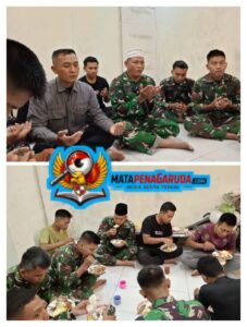 Hangatnya Ramadhan di Wonosari, Satgas TMMD 127 dan Warga Buka Puasa Bersama