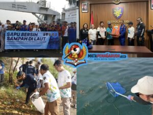46 KAMPIL SAMPAH DIANGKUT! AKSI LAUT BERSIH BENOA JADI GERAKAN NYATA SELAMATKAN PESISIR BALI