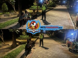 Cegah Gangguan Kamtibmas, Polsek Denpasar Utara Intensifkan Patroli di Taman Kota Lumintang