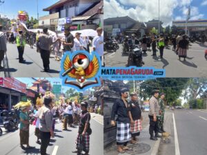 Cooling System Polsek Kuta Selatan, Pengamanan Ngaben Warga Desa Adat Ungasan Berjalan Aman dan Lancar