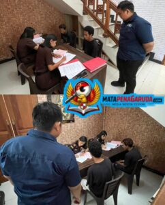 Unit Reskrim Polsek Dentim Serahkan Tersangka dan Barang Bukti Kasus Sajam ke Kejaksaan Negeri Denpasar