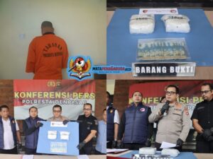 Residivis Narkoba Diciduk di Jimbaran, 2 Kg Sabu Senilai Rp6 Miliar Diamankan SatRes Narkoba Polresta Denpasar