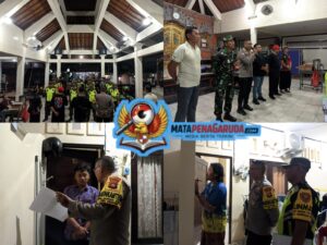 Sidak Kedua Duktang di Dangin Puri Kelod, Bhabinkamtibmas bersama Babinsa dan Aparat Desa Perkuat Pengawasan Administrasi