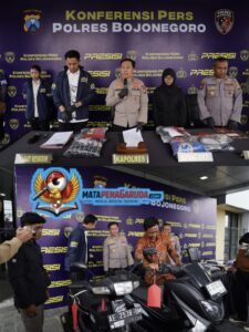 Polres Bojonegoro Ungkap Dua Kasus Curanmor, Dua Tersangka Diamankan