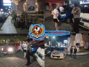 Patroli Blue Light Polsek Kuta Intensifkan Cooling System, Situasi Kamtibmas Tetap Kondusif
