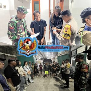 Bhabinkamtibmas Kel. Kesiman Bersama Aparat Terkait Kawal Penertiban Penduduk Non-Permanen di Banjar Ujung