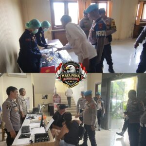 Cegah Penyalahgunaan Narkoba, Personel Polsek Kuta Selatan Jalani Tes Urine Mendadak