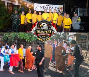 Pengamanan Pindapata Waisak 2026 di Denpasar Barat Berlangsung Aman dan Khidmat