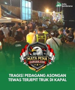 Tragis Pedagang Asongan Tewas Terjepit Truck di Kapal
