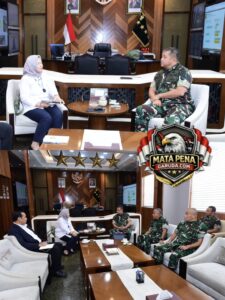 Kasad Terima Deputi Kemenko Pangan, Percepat Implementasi Pengelolaan Sampah Nasional