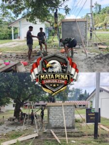 Progres Signifikan, Pembangunan Bak Penampungan Air Bersih Capai Tahap Pengecoran Beton