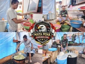 Dibalik Kesuksesan TMMD, Ada Peran Penting Tim Dapur Umum