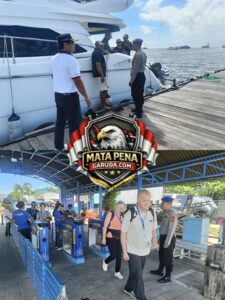 Satpolairud Polresta Denpasar Intensifkan Pengamanan Penyeberangan di Pos Serangan, Penumpang Diimbau Utamakan Keselamatan