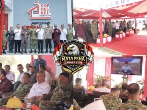 Presiden RI Pimpin Launching KDKMP via Vicon, Danrem 132/Tdl Turut Hadir di Desa Lolu