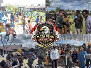 Dansatgas Yonif 123/Rajawali Resmikan PAUD Kartika dan Taman Baca Rajawali di Pos Tomor