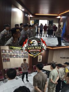 Apel Jampim: Kapolsek Dentim Arahkan Personel Maksimalkan Patroli di Titik Rawan Gangguan Kamtibmas