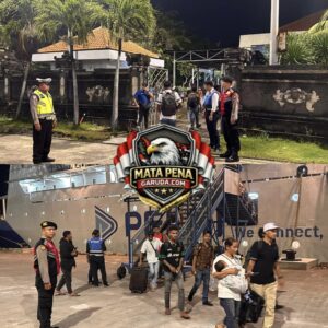 Pengamanan dan Pelayanan Kedatangan Kapal Pelni KM.AWU di Pelabuhan Benoa Berjalan Aman dan Lancar