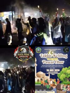 Takbir Keliling Pawai Obar Yayasan Wadah Silaturahmi Ubung di Malam Hari Raya Idul Adha 1447 H. / 2026 M.