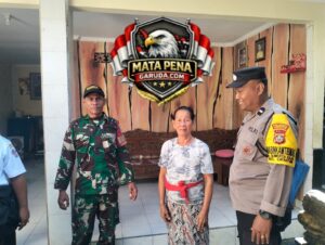 Sambang DDS Bhabinkamtibmas Sumerta Kaja, Warga Diajak Manfaatkan Layanan Hotline 110