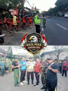 Bhabinkamtibmas Desa Pemecutan Kaja Lakukan Pengamanan Kegiatan Hut Ke-35 Pstd Tahun 2026