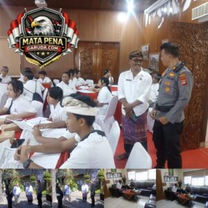 Kapolsek Dentim Gelar Tatap Muka dan Ngopi Kamtibmas Bersama Perbekel Desa Sumerta Kelod