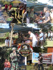 Generasi Muda Penggerak Perubahan, Satgas Yonif 521/DY Hadiri Pelantikan Pengurus Pemuda Kampung Apenas