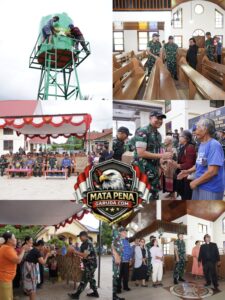 Pangdam I/BB Tinjau Sumur Bor dan Rehab Gereja Program Karya Bakti di Toba