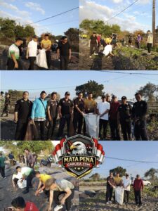 Kapolsek Dentim Hadiri Aksi Bersih-Bersih Pantai Padang Galak dalam Peringatan Hari Lingkungan Hidup Sedunia