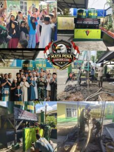 Presiden RI dan Kepala Staf Angkatan Darat Hadir untuk Rakyat,Melalui Satgas Yonif 123/Rajawali Bangun Sumur Bor di Mesjid Nurul Falah Kepi