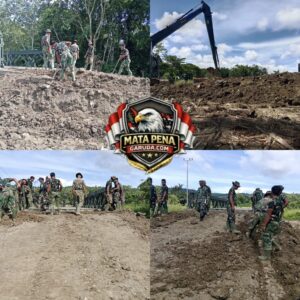 Satgas Karya Bakti TNI Wujudkan Harapan Warga Hilihoru Lewat Jembatan Modular