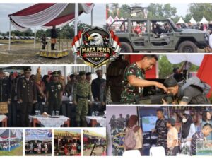 TNI Dan Polri Hadiri Upacar Hari Ulang Tahun (HUT) Kabupaten Lampung Tengah Ke – 80, Di Lapangan Merdeka.