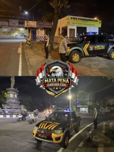 Patroli Malam Polsek Denpasar Utara Intensifkan Sambang dan Dialogis, Jaga Kamtibmas Tetap Kondusif