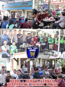 Relawan POC BALI Hadir Dalam Ngopi Kamtibmas Polresta Denpasar, Sinergi Polisi, Relawan dan Aparat Desa jaga Keamanan Kota