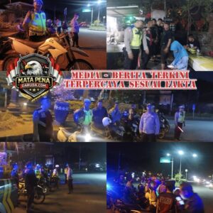 Cegah Gangguan Kamtibmas, Polsek Dentim Gelar Patroli KRYD di Sejumlah Titik Rawan